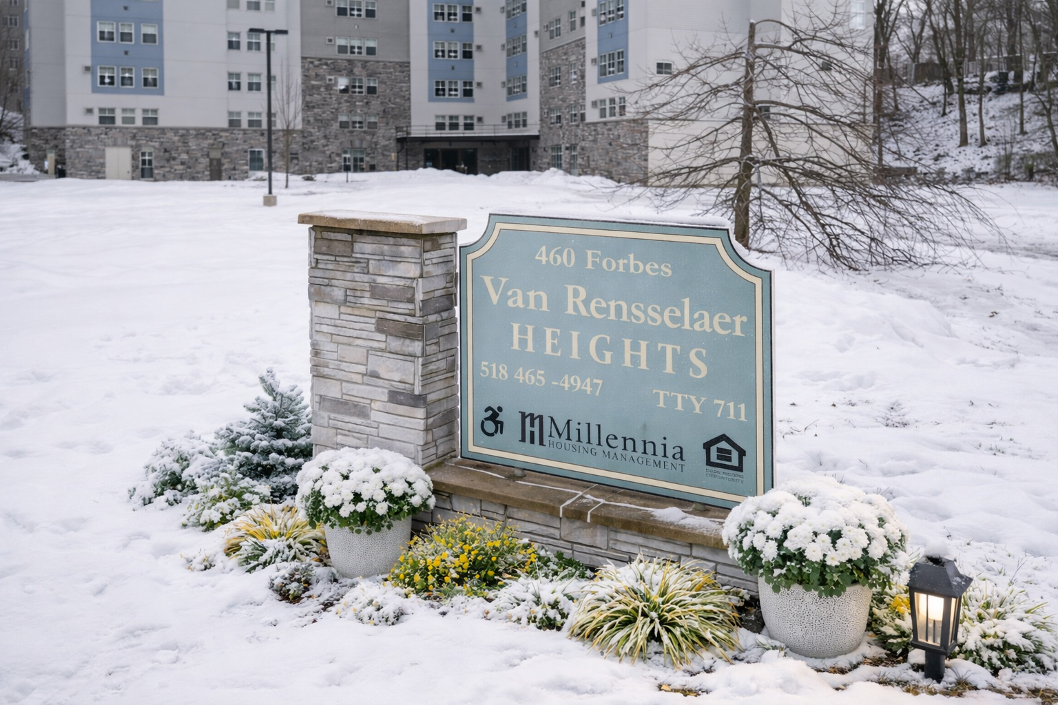 Van Rensselaer Heights Sign